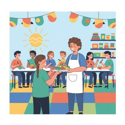 AI-generated image for SAT word generosity