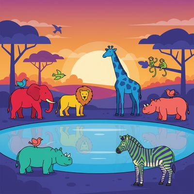 AI-generated image for SAT word gland