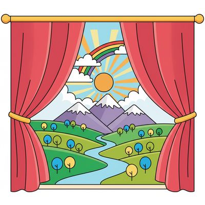 AI-generated image for SAT word grimace