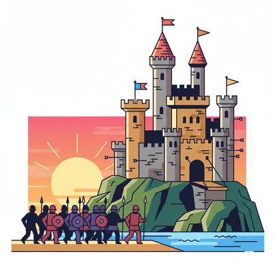 AI-generated image for SAT word guarded