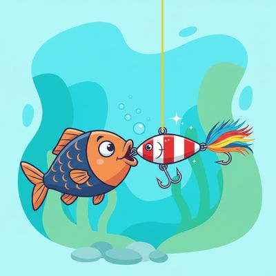 AI-generated image for SAT word gullible