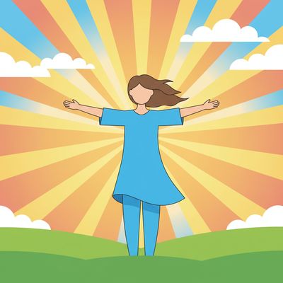 AI-generated image for SAT word harbinger