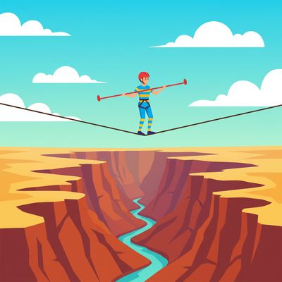 AI-generated image for SAT word hazard