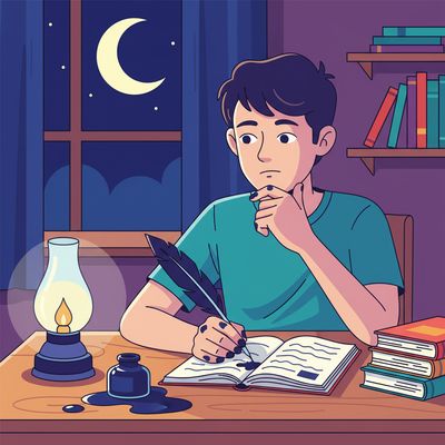 AI-generated image for SAT word hibernation