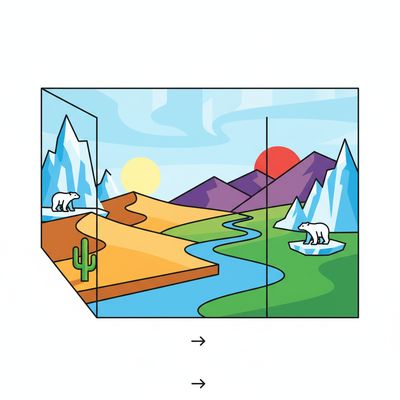 AI-generated image for SAT word hostile