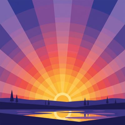 AI-generated image for SAT word hue