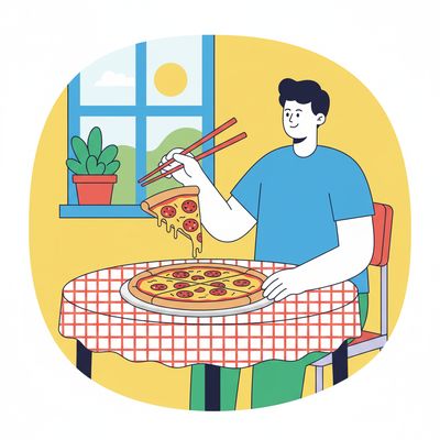 AI-generated image for SAT word idiosyncratic