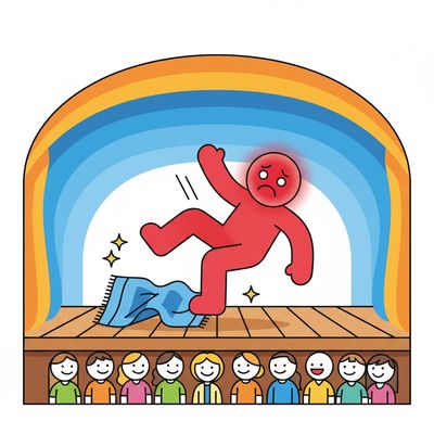 AI-generated image for SAT word ill-at-ease