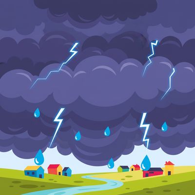 AI-generated image for SAT word imminent