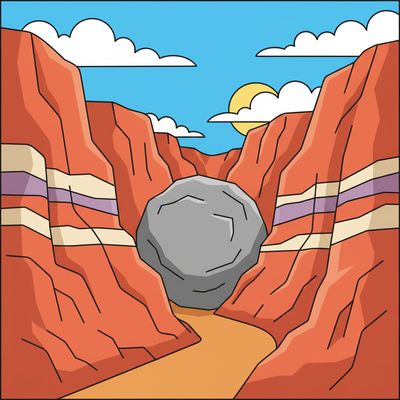 AI-generated image for SAT word impede