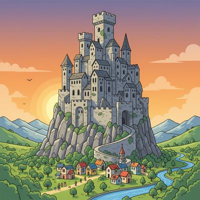 AI-generated image for SAT word imposing