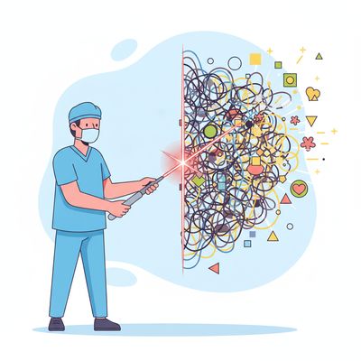 AI-generated image for SAT word incisive