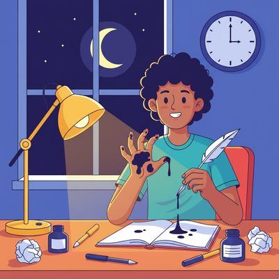 AI-generated image for SAT word inscribe