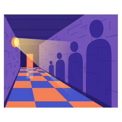 AI-generated image for SAT word intimidating