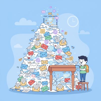 AI-generated image for SAT word inundate