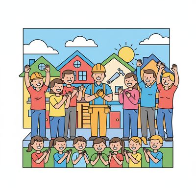 AI-generated image for SAT word laudable