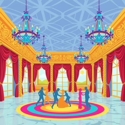 AI-generated image for SAT word lavish