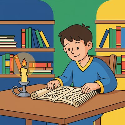 AI-generated image for SAT word legible