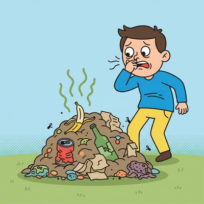 AI-generated image for SAT word loathe