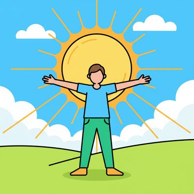 AI-generated image for SAT word looming