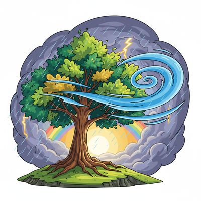 AI-generated image for SAT word majesty