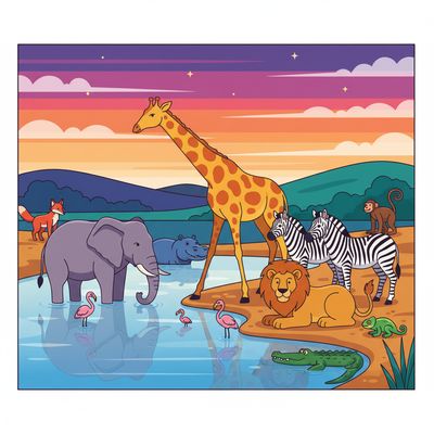 AI-generated image for SAT word mammoth