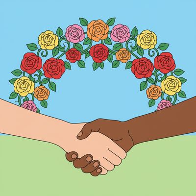 AI-generated image for SAT word matter-of-fact