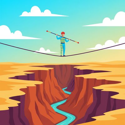 AI-generated image for SAT word menacing