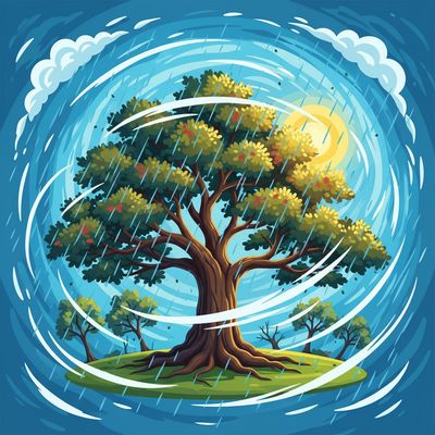 AI-generated image for SAT word mesmerizing