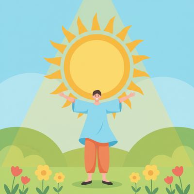 AI-generated image for SAT word metabolic