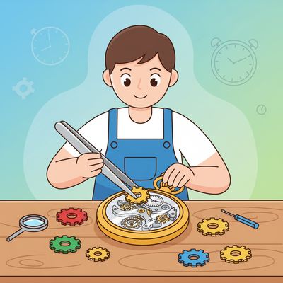 AI-generated image for SAT word meticulous