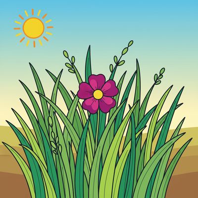 AI-generated image for SAT word modest