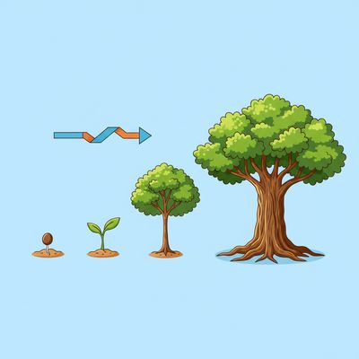 AI-generated image for SAT word momentum