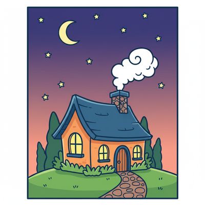 AI-generated image for SAT word monastery