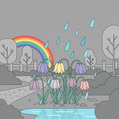 AI-generated image for SAT word mourn