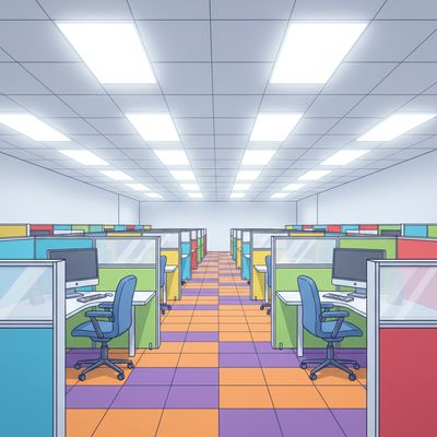 AI-generated image for SAT word mundane