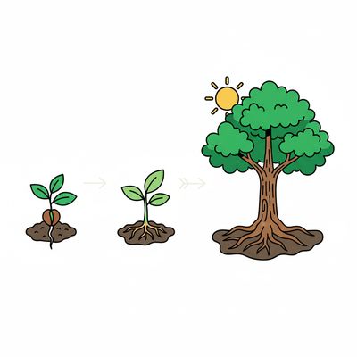 AI-generated image for SAT word nascent