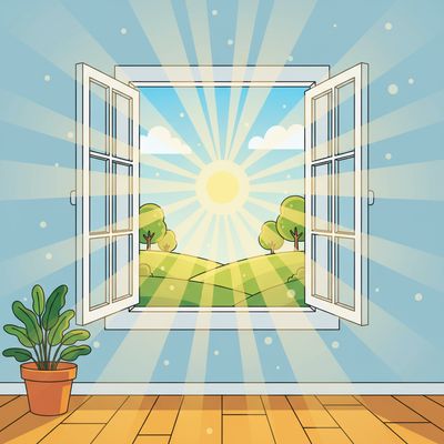 AI-generated image for SAT word nebulous