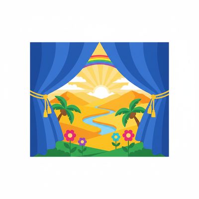 AI-generated image for SAT word nimbly