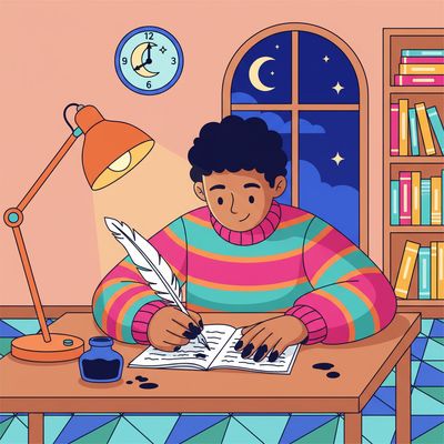 AI-generated image for SAT word notate