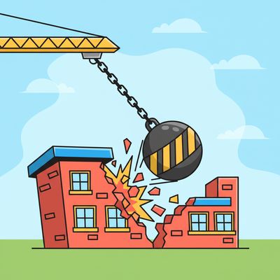 AI-generated image for SAT word obliterate