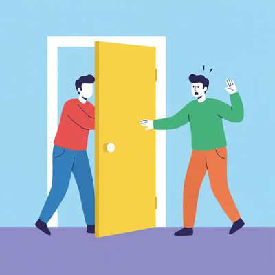 AI-generated image for SAT word offhand