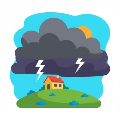 AI-generated image for SAT word ominous