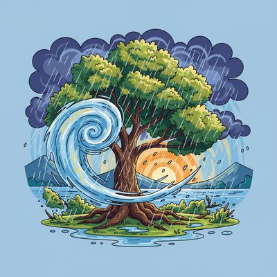 AI-generated image for SAT word omnipotent