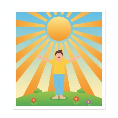 AI-generated image for SAT word originate