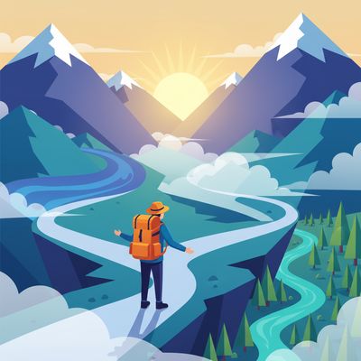 AI-generated image for SAT word oscillate