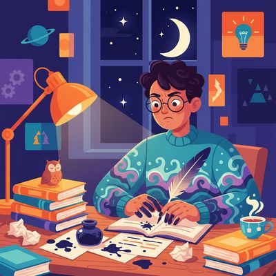 AI-generated image for SAT word outright