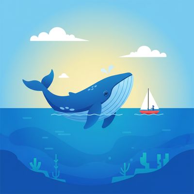 AI-generated image for SAT word outsized /