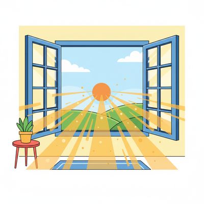 AI-generated image for SAT word penury