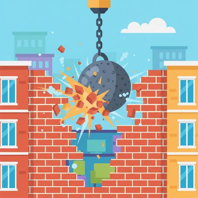 AI-generated image for SAT word perish